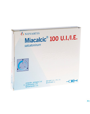 Miacalcic 100 amp ser  5 100ui/1ml