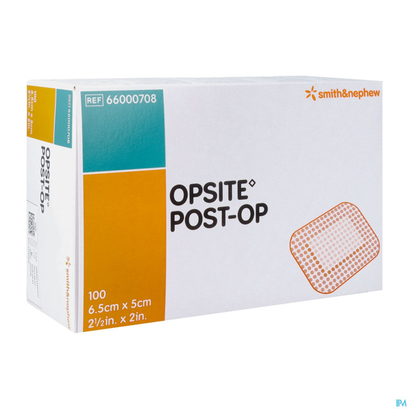 Opsite post op n    6,5cmx 5,0cm 100 66000708