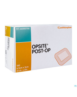 Opsite post op n    6,5cmx 5,0cm 100 66000708