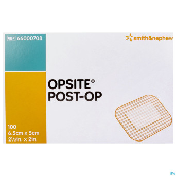 Opsite post op n    6,5cmx 5,0cm 100 66000708