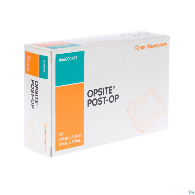 Opsite post op n    9,5cmx 8,5cm  20 66000709