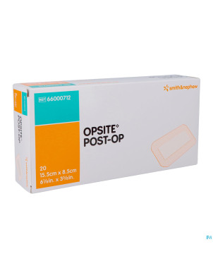 Opsite post op    15,5cmx 8,5cm  20 66000712
