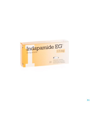 Indapamide eg drag  20x2,5mg