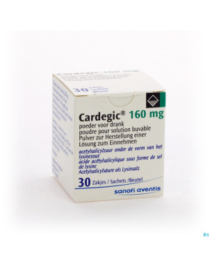 Cardegic 160 sach 30x160mg