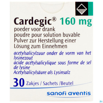 Cardegic 160 sach 30x160mg
