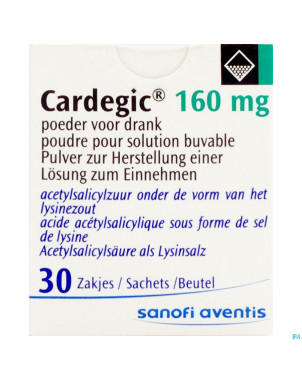 Cardegic 160 sach 30x160mg