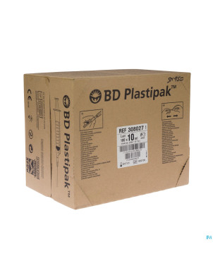 Bd plastipak ser.+aig. 10ml+21g 1 1/2   100 308027