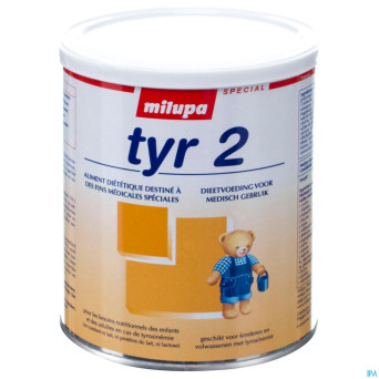 Milupa tyr 2 500g   +12 mois/maand