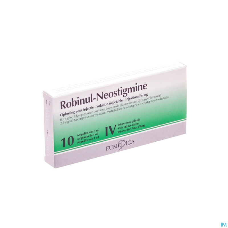 Robinul neostigmine amp 10x1ml