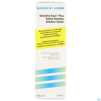 Bausch lomb sensit. eye saline 360ml