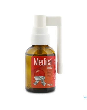 Medica spray pour la gorge menthol    30ml