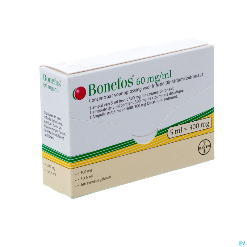 Bonefos amp sol perf 5  5ml 60mg/ml