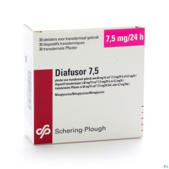 Diafusor  7,5 7,5mg/24h syst 30x 60mg/15cm2