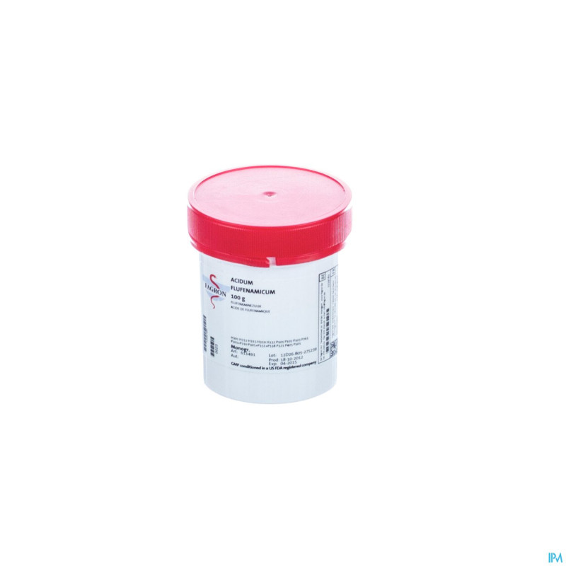 Acide flufenamique vrac    100g fag