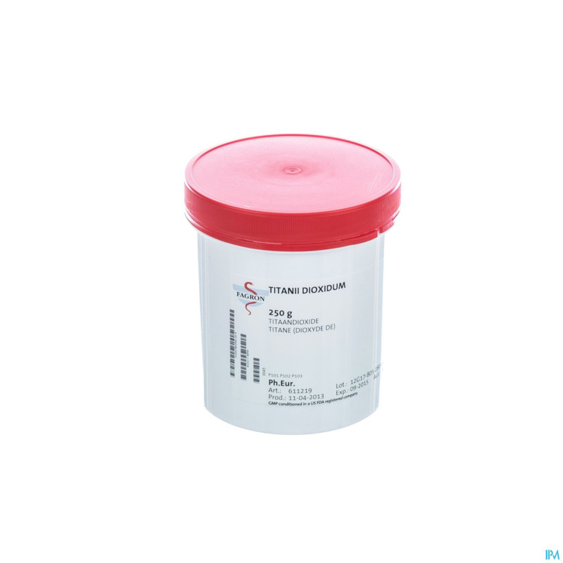 Titane dioxyde vrac    250g fag