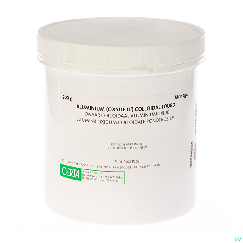 Al oxyde colloidal um pdr    500g aca