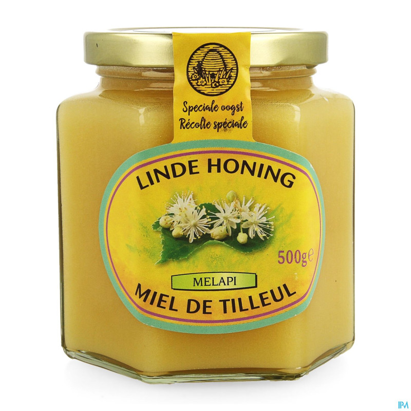 Melapi miel tilleul tendre    500g 5529 revogan