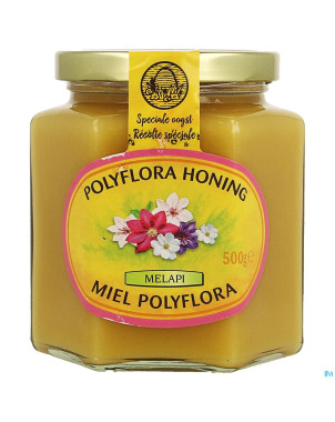 Melapi miel polyflora tendre    500g 5531 revogan