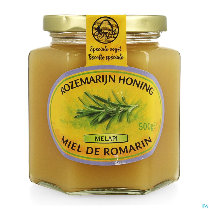 Melapi miel romarin tendre    500g 5532 revogan