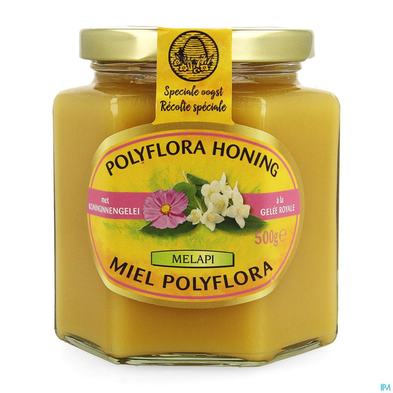 Melapi polyflora+gelee royale    500g 5534 revogan