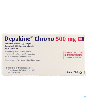 Depakine chrono 500 blister 5 x 10