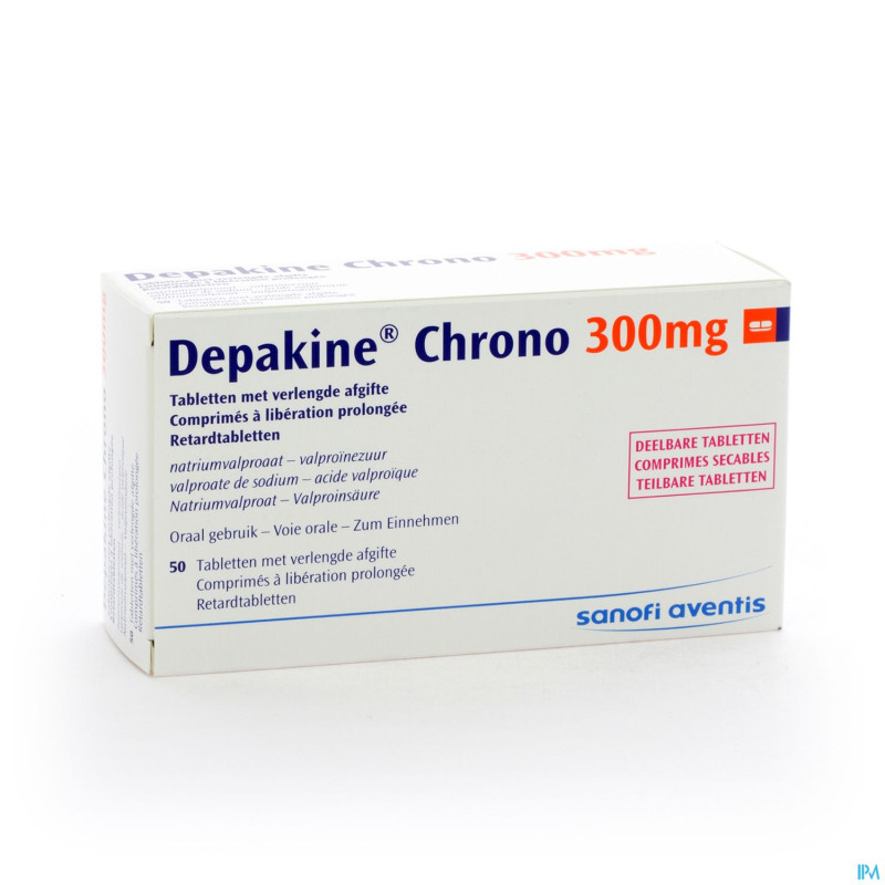 Depakine chrono 300 blister 5 x 10