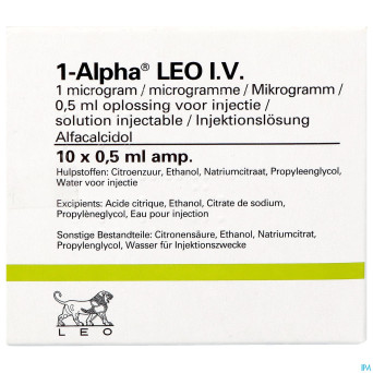 Etalpha iv amp 10x0,5ml 1mcg/0,5ml