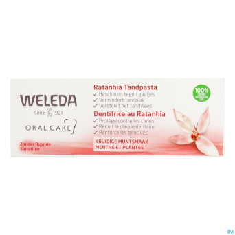 Weleda dentif ratanhia rose    75ml