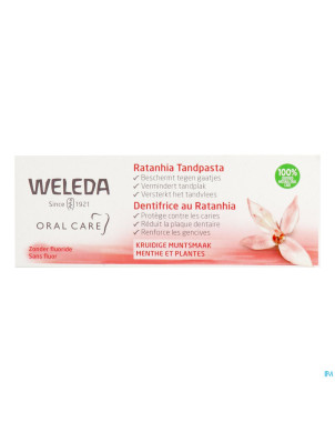 Weleda dentif ratanhia rose    75ml