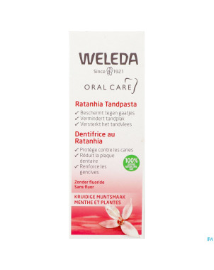 Weleda dentif ratanhia rose    75ml