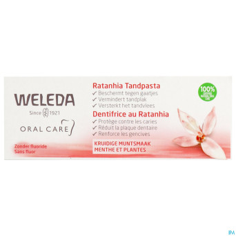 Weleda dentif ratanhia rose    75ml