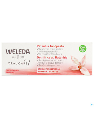 Weleda dentif ratanhia rose    75ml