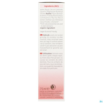 Weleda dentif ratanhia rose    75ml