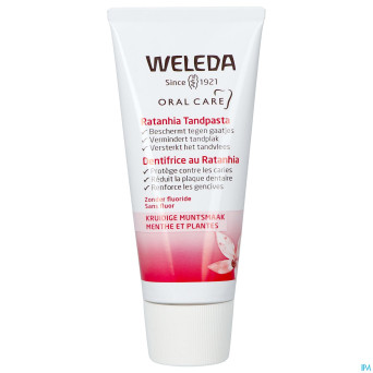Weleda dentif ratanhia rose    75ml