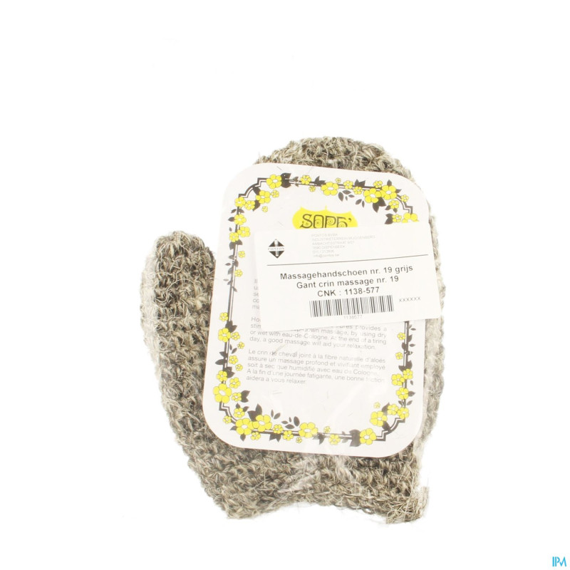 Gant massage crin nr19    pontos