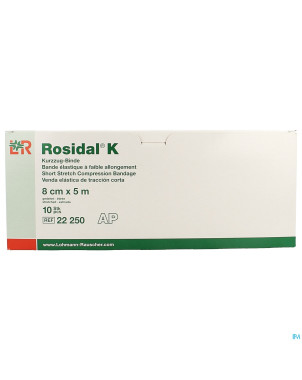 Rosidal k bande elast    8cmx5m 10 22250