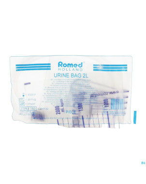 Sac urine tuyau + soupap    2l pontos