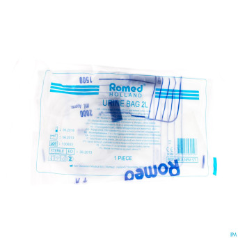 Sac urine tuyau + soupap    2l pontos