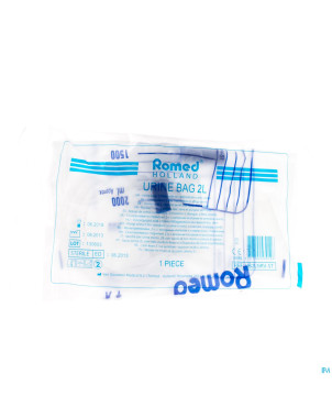 Sac urine tuyau + soupap    2l pontos