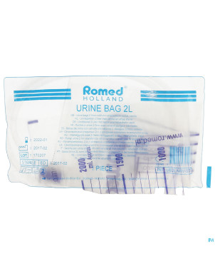 Sac urine tuyau + soupap    2l pontos