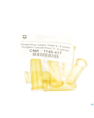 Doigtier latex small    6 pontos