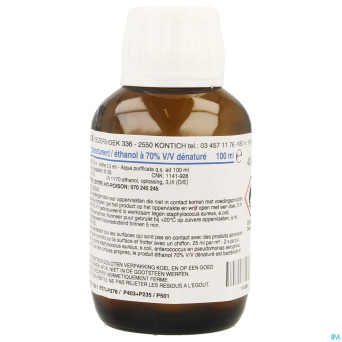 Ethanol 70% v/v denature    100ml magis