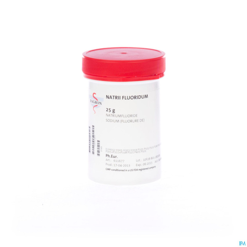 Na fluoride pdr    25g fag