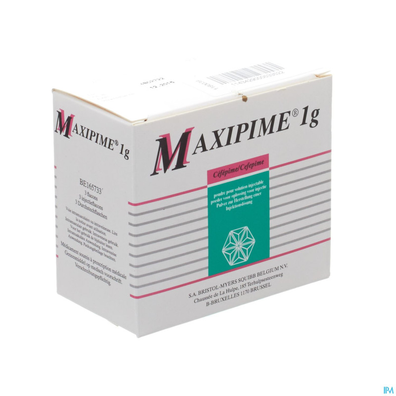 Maxipime fl iv/im 3x1g