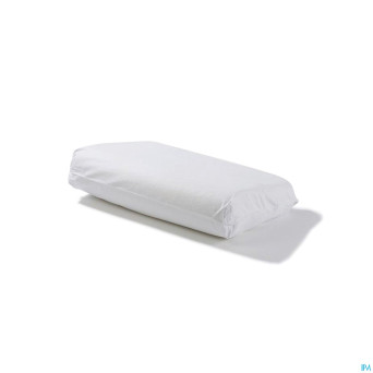 Pillow taie coton 63x36cm blanc