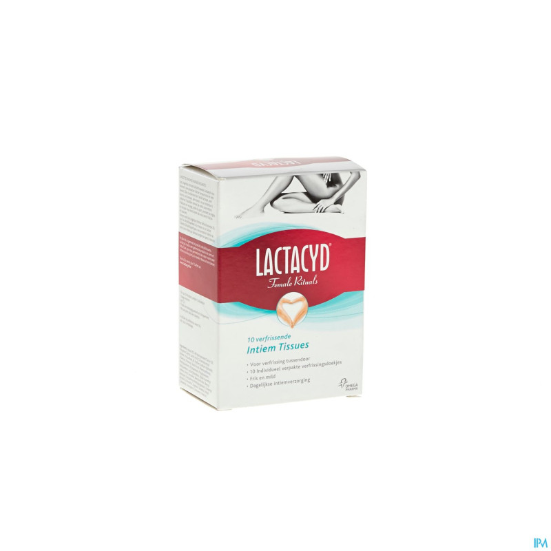 Lactacyd femina lingettes intimes 10