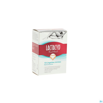 Lactacyd femina lingettes intimes 10