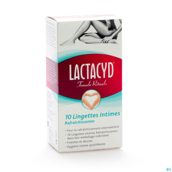 Lactacyd femina lingettes intimes 10