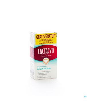 Lactacyd femina lingettes intimes 10