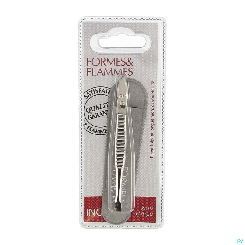 Formes&flammes  18 pince epil longue carree